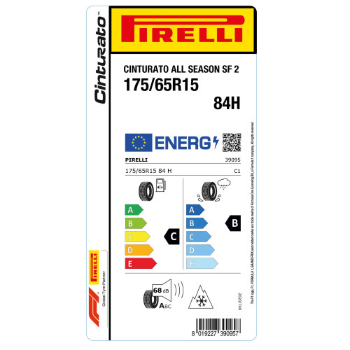 175/65R15 PIRELLI CINTURATO ALL SEASON SF2 84H - Image 3
