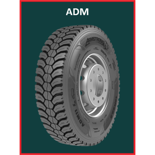 315/80R22.5 ARMSTRONG ADM11 156/150K M+S 3PMSF - ON/OFF DRIVE
